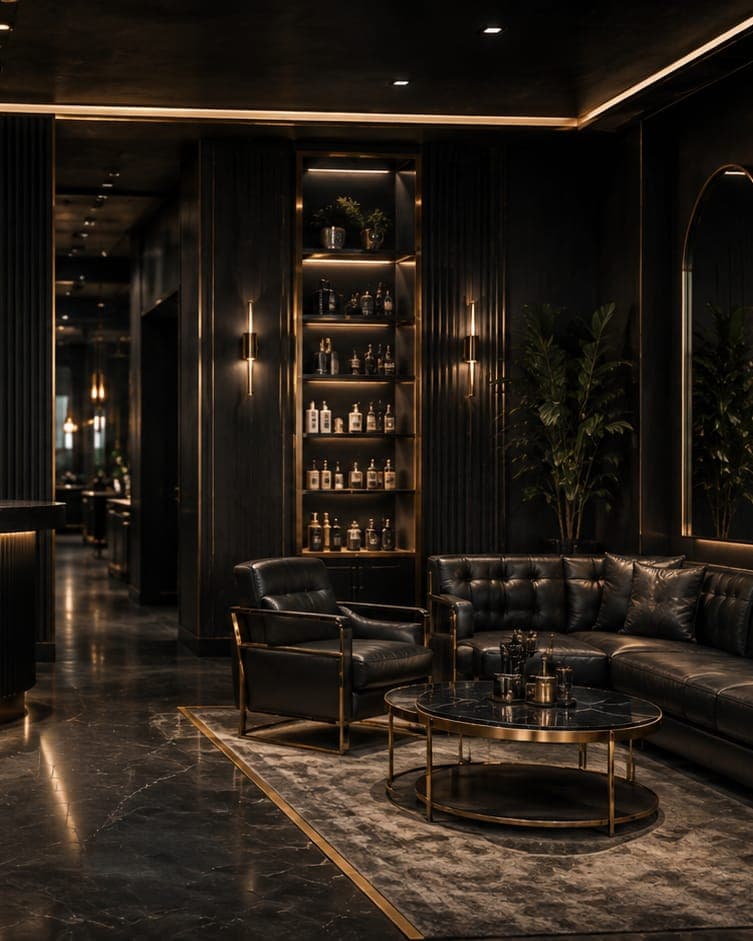 Interior de House of Fade Barber Shop