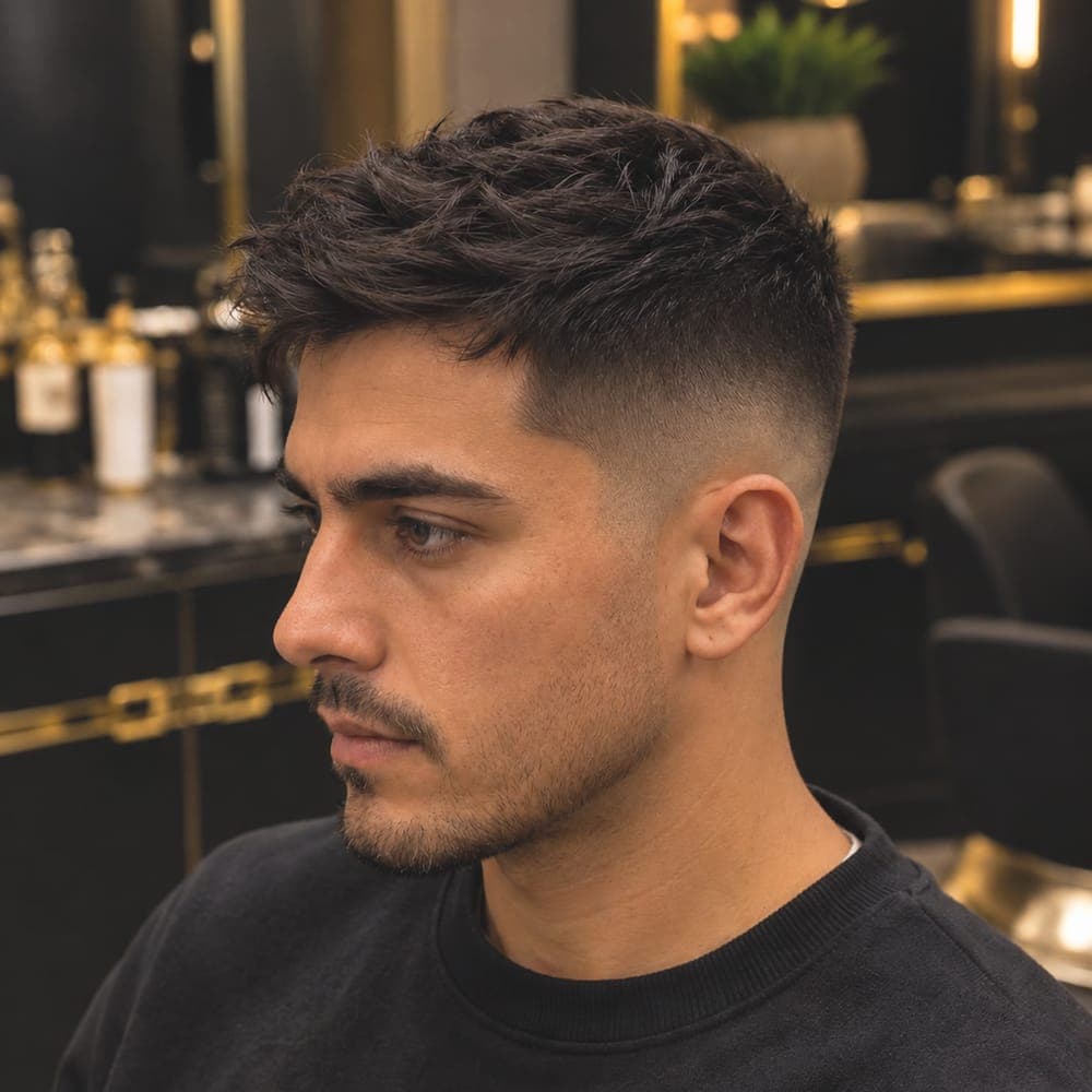 Corte texturizado con fade